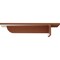 Ekena Millwork Heaton Hidden Support Steel Bracket w/ 6" Support Depth, Hammered Copper 3"W x 10"D x 2"H BKTM03X10X02HEHCO - alternate 7